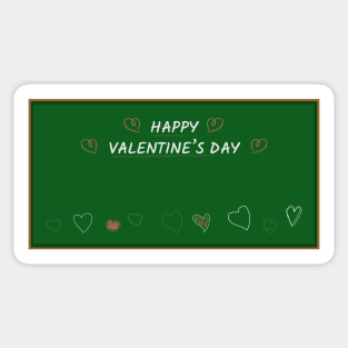 happy valentines day Sticker